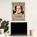 Shanks Onepiece Wanted Poster