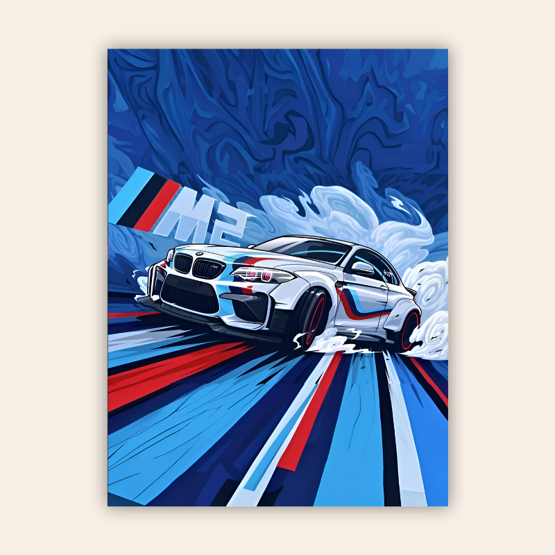 BMW M2 Metal Poster