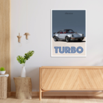 1977 Porsche Turbo Carrera Metal Poster