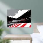 F1 Minimalistic Metal Poster