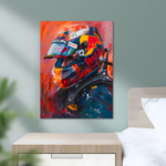 Max Verstappen F1 Metal Poster