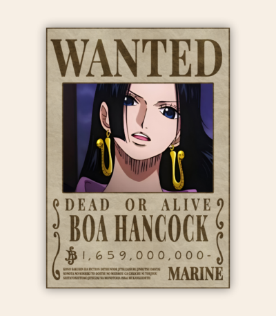 Boa Hancock Onepiece Wanted Poster