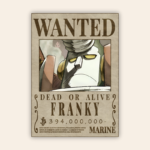 Franky Onepiece Wanted Poster