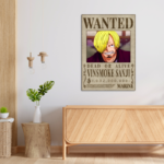 Vinsmoke Sanji Onepiece Wanted Poster