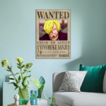 Vinsmoke Sanji Onepiece Wanted Poster