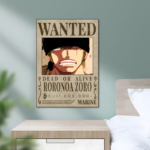 Zoro Onepiece Wanted Poster