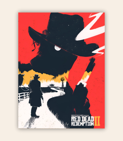 Red Dead Redemption 2 Metal Poster