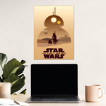 Star Wars Minimalist Metal Poster