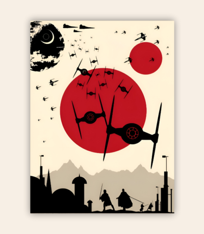 Star Wars Raid Tatooine Metal Poster