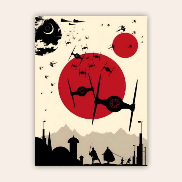 Star Wars Raid Tatooine Metal Poster