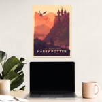 Minimalist Harry Potter Order Of The Phoenix Metal Poster