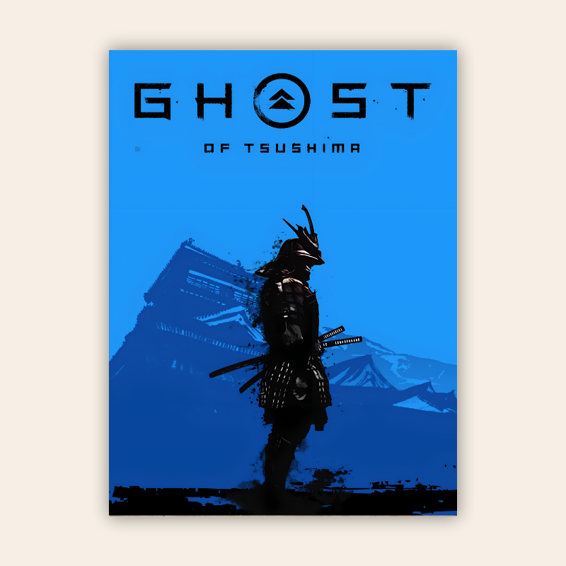 Ghost of Tsushima Metal Poster