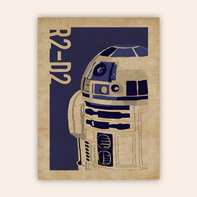 Star Wars R2D2 Metal Poster Star Wars R2D2 Metal Poster