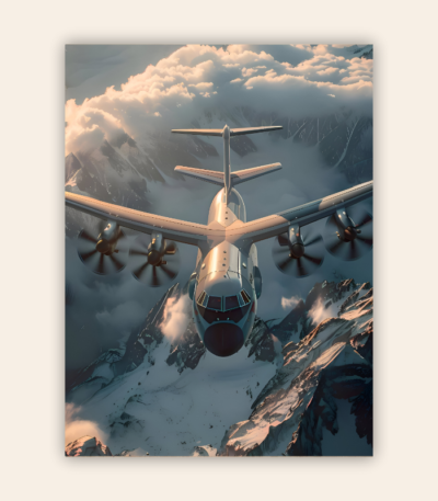 Lockheed C-130 Hercules Metal Poster