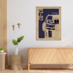 Star Wars R2D2 Metal Poster