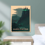 Minimalist Harry Potter The Half Blood Prince Metal Poster