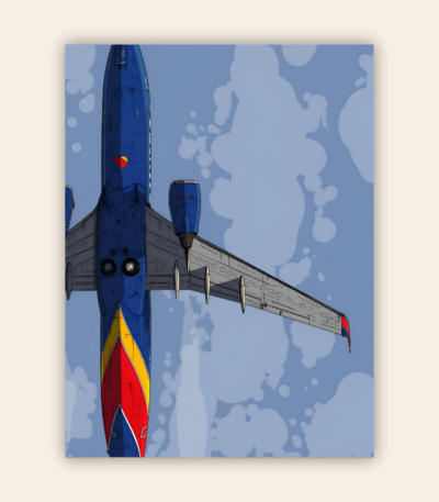 Southwest Airlines Metal Poster