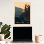 Minimalist Harry Potter Philosopher’s Stone Metal Poster