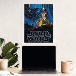 Star Wars Empire Strikes Back Return of the Jedi Metal Poster