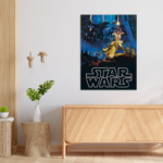 Star Wars Empire Strikes Back Return of the Jedi Metal Poster