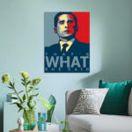 The Office Michael Scott Minimalist Metal Poster