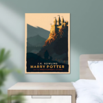 Minimalist Harry Potter Philosopher’s Stone Metal Poster