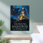 Star Wars Empire Strikes Back Return of the Jedi Metal Poster