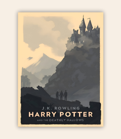 Minimalist Harry Potter Deathly hollows Metal Poster