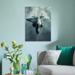 F-35 Stealth Airplane Metal Poster