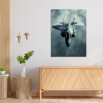 F-35 Stealth Airplane Metal Poster