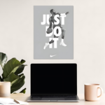 Just Do It Motivational Metal Poster