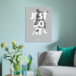 Just Do It Motivational Metal Poster