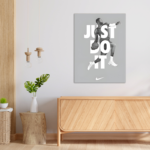 Just Do It Motivational Metal Poster