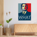 The Office Michael Scott Minimalist Metal Poster