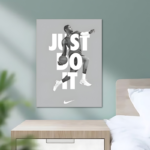 Just Do It Motivational Metal Poster