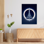 Concorde Minimalistic Airplane Metal Poster