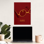 Harry Potter Minimalistic Metal Poster