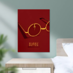 Harry Potter Minimalistic Metal Poster