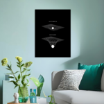 Regret Of Pain Vs Discipline Motivational Metal Poster