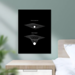 Regret Of Pain Vs Discipline Motivational Metal Poster