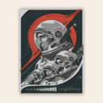 Interstellar Minimalist Metal Poster